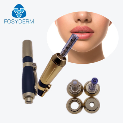 Губы увеличивают обработку ручки Hyaluron с головой ампулы и заполнителем губ