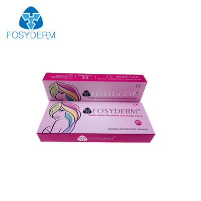 Заполнителей губы Fosyderm 2ml заполнитель впрысок дермальных Hyaluronic кисловочный дермальный