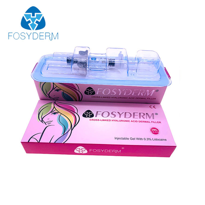 Щека заполнения губы поднимая лицевой заполнитель вводимое Fosyderm 2ml HA дермальный