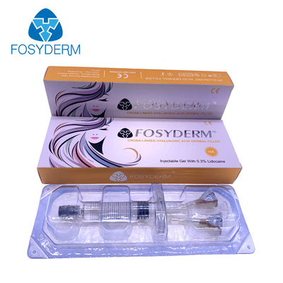 заполнитель 5ml Fosyderm Hyaluronic кисловочный дермальный для глубоких линий обнюхивает щеки Chin