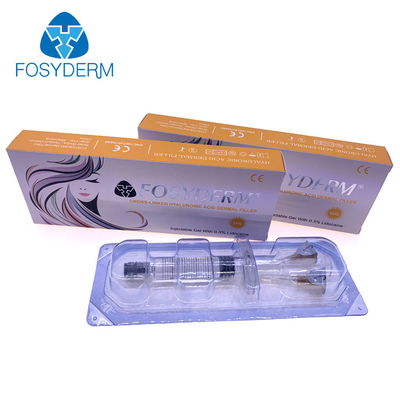 заполнитель 5ml Fosyderm Hyaluronic кисловочный дермальный для глубоких линий обнюхивает щеки Chin