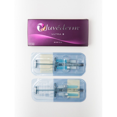 Заполнитель 2ml Juvederm Ultra3 повышения губы Hyaluronic кисловочный дермальный