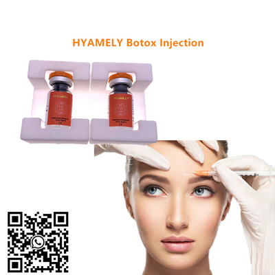 Линии впрыска Botulinum токсина Hyamely Botox 100IU правильные лицевые