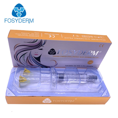 впрыска заполнителя 5ml Hyaluronic кисловочная Fosyderm дермальная для губ обнюхивает