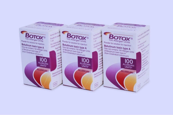 Впрыски токсина Allergan Botulinum извлекают морщинки 100 блоков Botox
