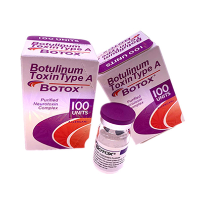 Впрыски токсина Allergan удаления морщинки Botulinum печатают 100iu Botox