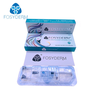 Hyaluronic кисловочный заполнитель Fosyderm дермальный для впрыски 24mg/Ml губ стороны