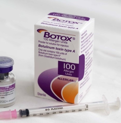 Впрыски порошка Botox токсина Allergan Botulax 100iu морщинки Botulinum белой анти-