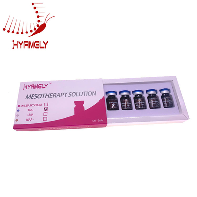 5ml пакет сыворотки не соединенный крестом Hyaluronic кисловочный Mesotherapy Unisex 5vials в одной коробке