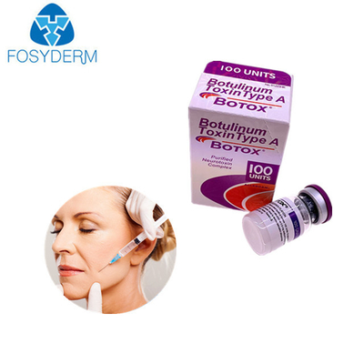 Тип А 100 единиц Аллерген ботулинический токсин Dermal Filler Гиалуроновая кислота