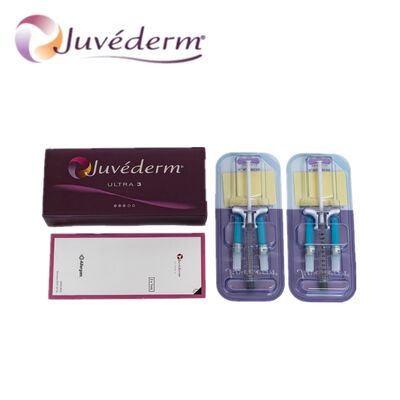 Дермальный филлер Juvederm с гиалуроновой кислотой для контурирования лица и уменьшения морщин