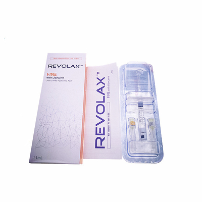 Морщинка дермального заполнителя Revolax Hyaluronic кисловочная глубокая извлекает