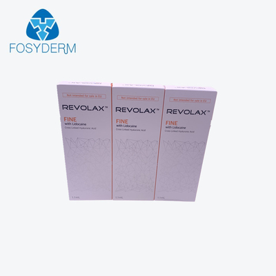 Revolax впрыски Lidocaine штрафа 0,3% 1,1 Ml Hyaluronic кисловочные для морщинок