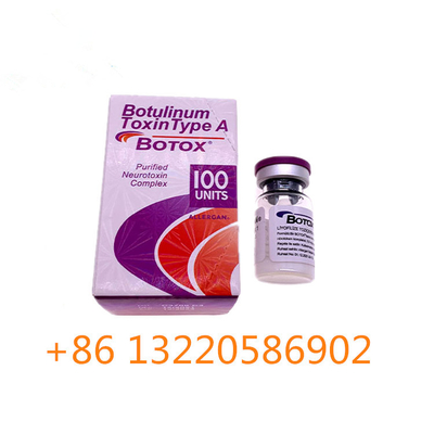 Впрыска Botox токсина блоков Allergan 100 Botulinum для подтяжки лица