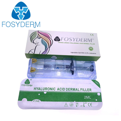 Заполнитель тонкой линии Fosyderm Hyaluronic кисловочный дермальный для морщинок глаза