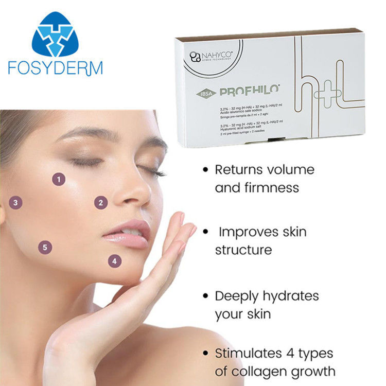 Улучшение инъекции структуры кожи Profhilo антивозрастные кожные наполнители возвращайте красоту
