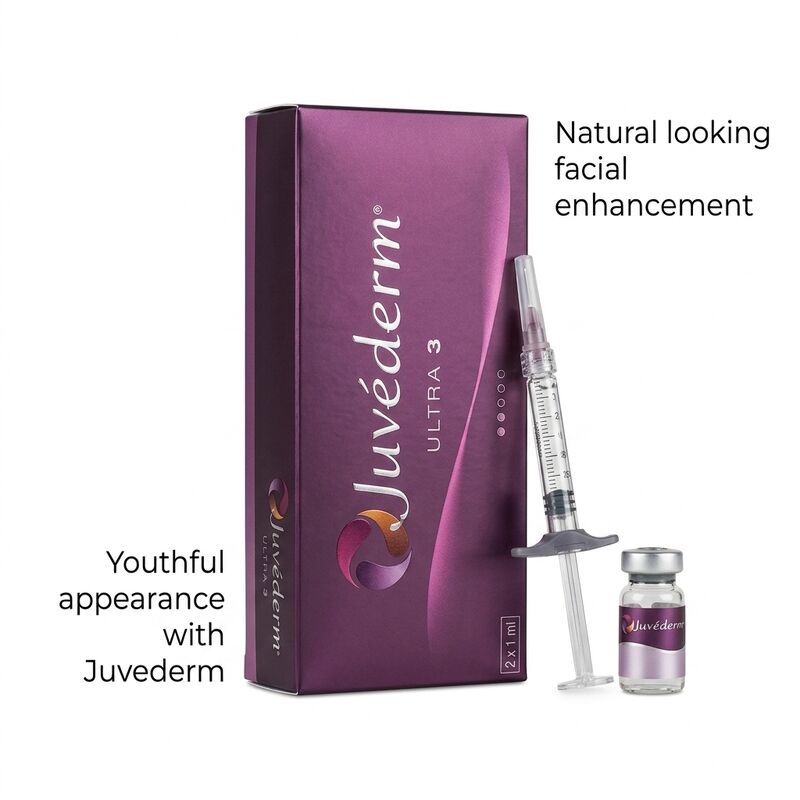 Juvederm Hyaluronic Acid Dermal Filler Injectable Gel For Facial Volume And Skin Rejuvenation
