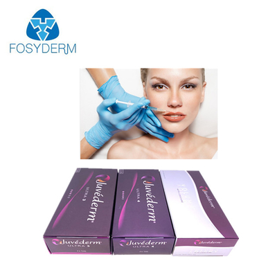 Сторона впрыски заполнителя Juvederm Ultra4 2x1ml вводимая Hyaluronic кисловочная дермальная