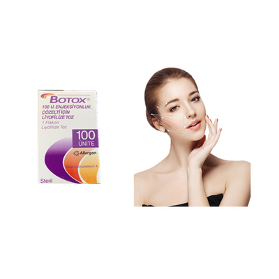 Морщинки лба блоков токсина 100 впрыски Allergan  Botulinum