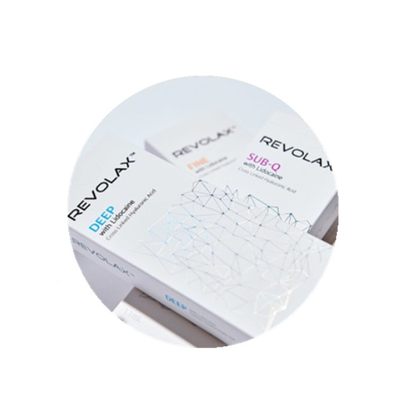 Морщинка дермального заполнителя Revolax Hyaluronic кисловочная глубокая извлекает
