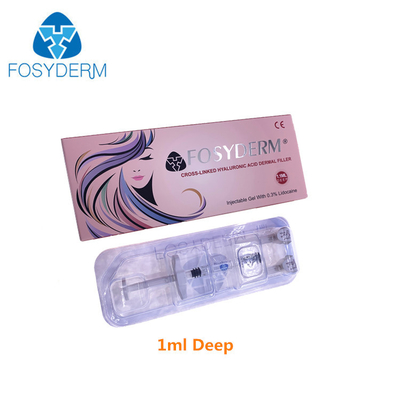 Впрыски 24mg/Ml заполнителя Fosyderm глубокие дермальные Hyaluronic кисловочные для Chin Augement