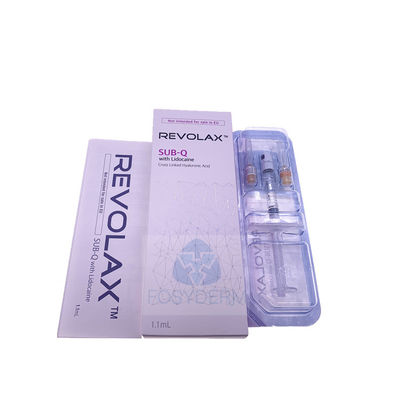 Первоначальный крест заполнителя Кореи Revolax дермальный соединил Hyaluronic кисловочную впрыску 24mg/Ml