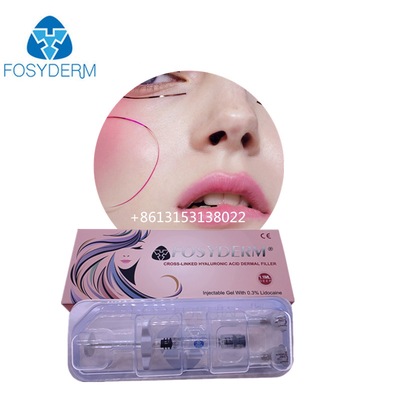крест 1ml соединил Hyaluronic кисловочную дермальную впрыску заполнителя глубокую для щеки Chin носа