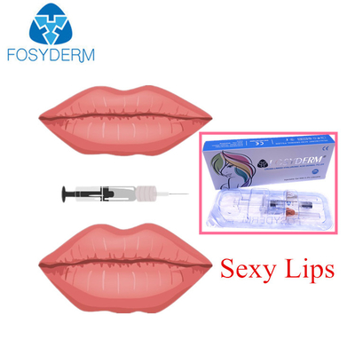 Заполнитель Fosyderm Hyaluronic кисловочный дермальный на наполненность губ линия 2 Ml глубокая
