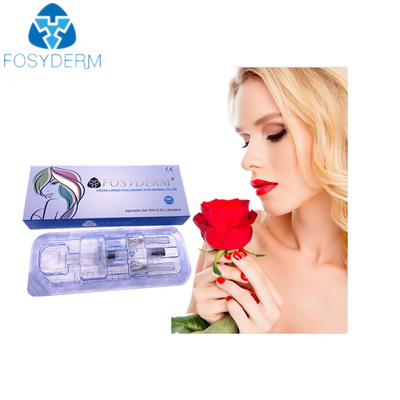коррекция морщинки впрыски заполнителя глубокого натрия 2 ml Hyaluronic кисловочная дермальная