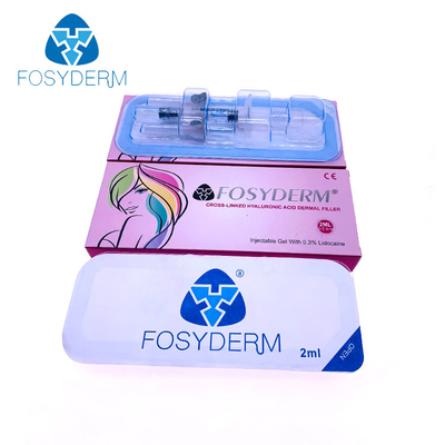 Губы более пухлые креста 2 Ml Fosyderm соединили Hyaluronic кисловочный заполнитель