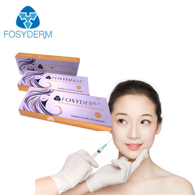 заполнитель 5ml Fosyderm Hyaluronic кисловочный дермальный для глубоких линий обнюхивает щеки Chin
