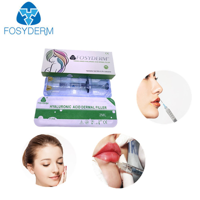 Заполнитель соединенный крестом дермальный Hyaluronic кисловочное 24mg 2ml для лицевых морщинок