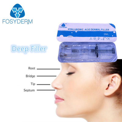 Заполнитель носа Fosyderm 2Ml заполнителя HA геля впрыски дермальный глубокий